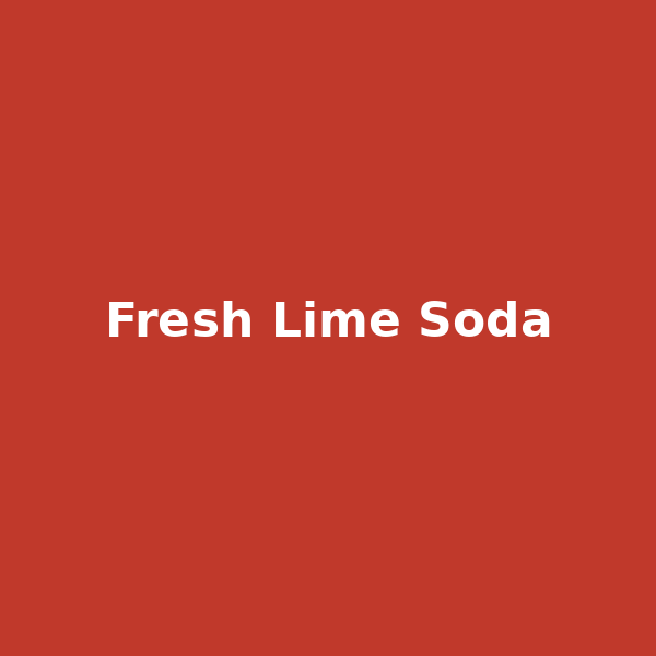 Fresh Lime Soda