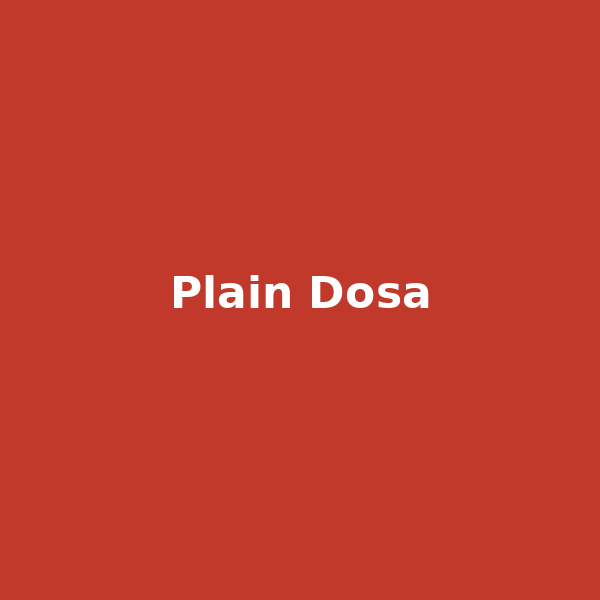 Plain Dosa