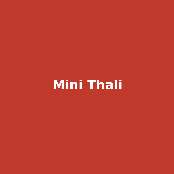 Mini Thali