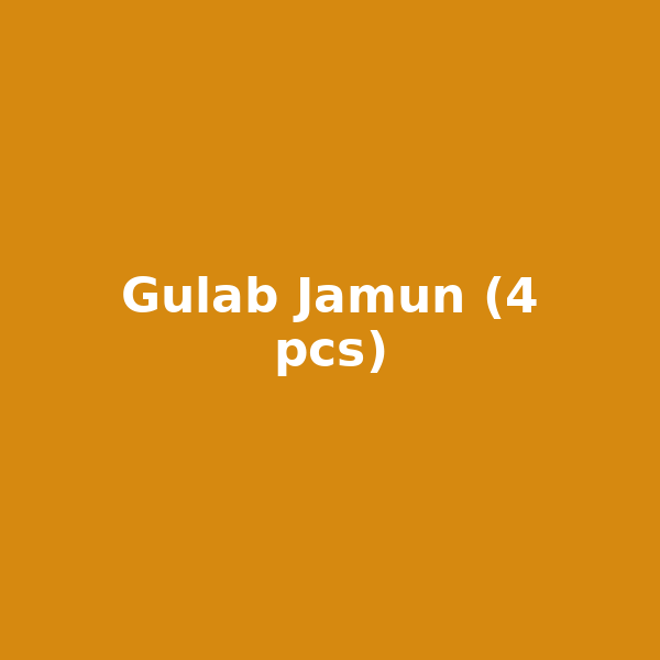 Gulab Jamun (4 pcs)