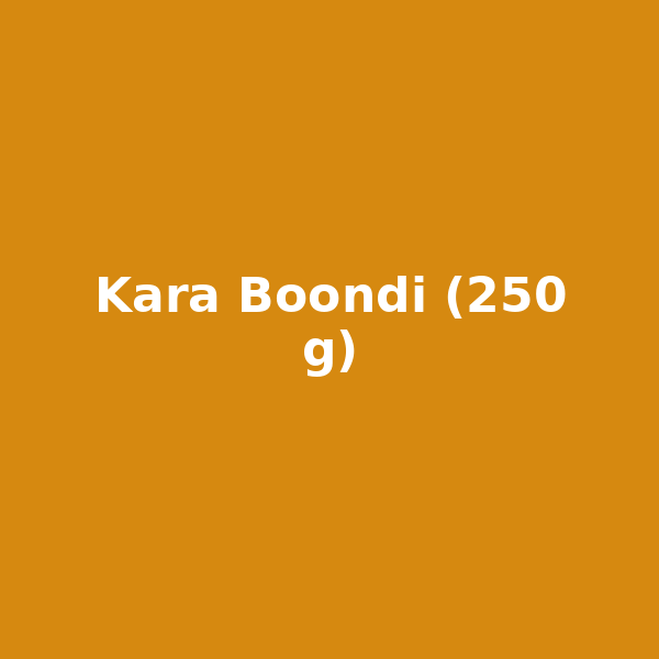 Kara Boondi (250 g)