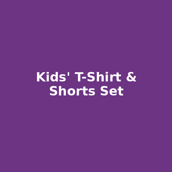Kids' T-Shirt & Shorts Set